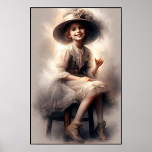 Zeitlose Eleganz der viktorianischen Ära Wand Poster
