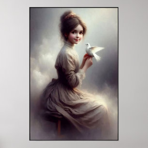 Zeitlose Eleganz der viktorianischen Ära Wand Poster