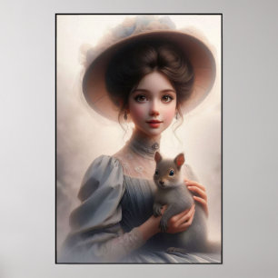 Zeitlose Eleganz der viktorianischen Ära Wand Poster