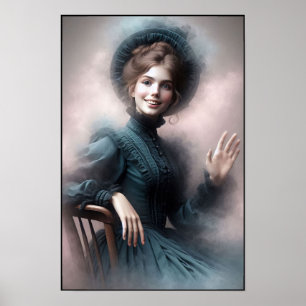 Zeitlose Eleganz der viktorianischen Ära Wand Poster