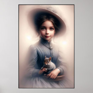 Zeitlose Eleganz der viktorianischen Ära Wand Poster