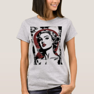Zeitlose Eleganz: Film Noir Femme T-Shirt