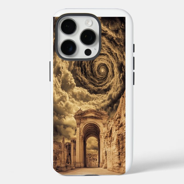 Zeitlose Eleganz iPhone 16 Pro Hülle (Rückseite)