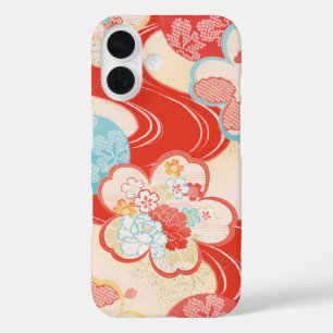 Zeitlose Eleganz: Japanischer Kimono Art iPhone Ca 16 Hülle