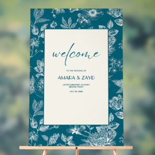 Zeitlose Eleganz Personalisierter Hochzeitsempfang Acrylschild