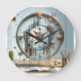 Zeitlose Eleganz: Präzision in einem Rahmen erfass Große Wanduhr