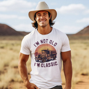 Zeitlose Eleganz T-Shirt: Ich bin nicht alt, ich b T-Shirt