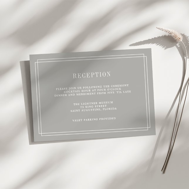 Zeitlose Empfang-Karte | Griechenland Einladung (Von Creator hochgeladen)