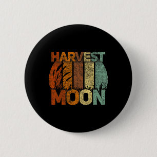 Zeitlose Ernte Moon Herbst T für Frauen Männer Kin Button