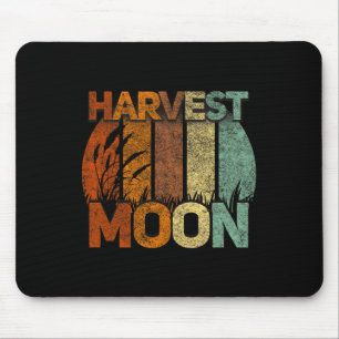 Zeitlose Ernte Moon Herbst T für Frauen Männer Kin Mousepad
