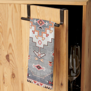 Zeitlose Fäden: Boho-Marokkanische Geometrie des E Geschirrtuch