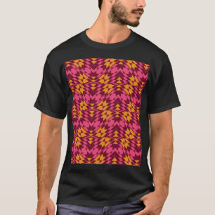 Zeitlose Geometrie: Nahtloses Muster T-Shirt