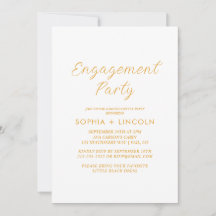 Zeitlose Gold-Kalligrafie-Engagement