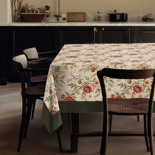 Zeitlose Hütte Stil verblasst florale Eleganz Tischdecke