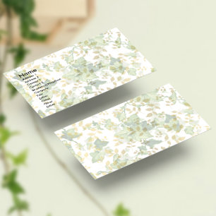 Zeitlose Ivy Visitenkarte