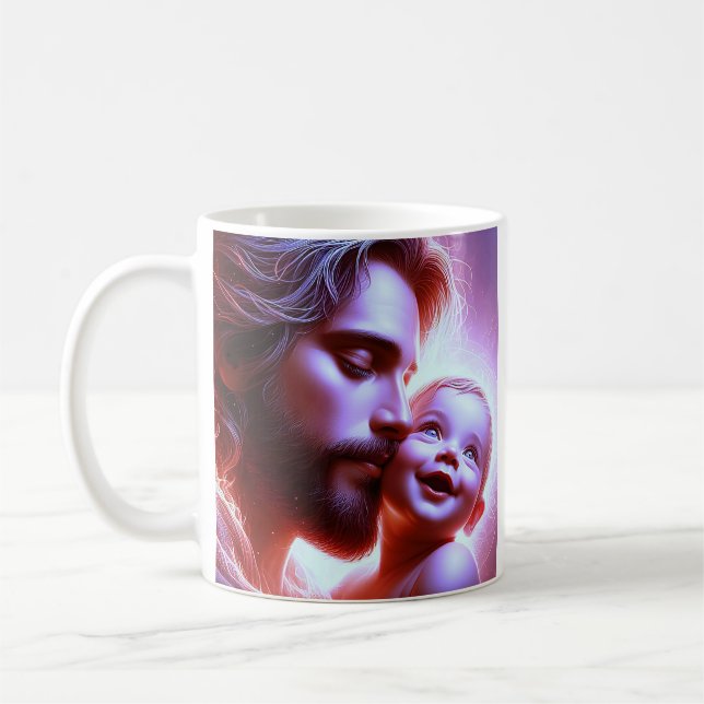 Zeitlose Liebe, endloses Lächeln Kaffeetasse (Links)