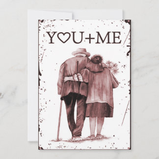 Zeitlose Liebe Feiertagskarte