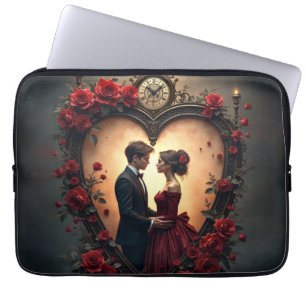 Zeitlose Liebe – Victorian Gothic Hochzeitskollekt Laptopschutzhülle