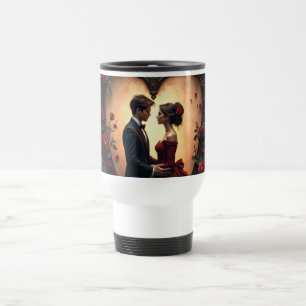 Zeitlose Liebe – Victorian Gothic Hochzeitskollekt Reisebecher