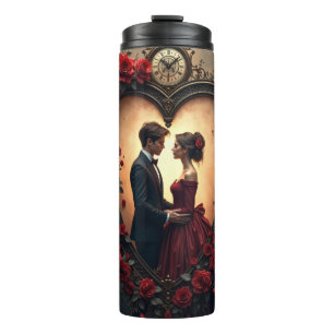 Zeitlose Liebe – Victorian Gothic Hochzeitskollekt Thermosbecher