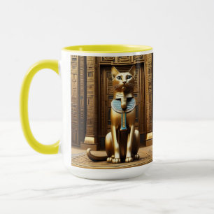 Zeitlose Majestät: Die goldene ägyptische Pharao-K Tasse