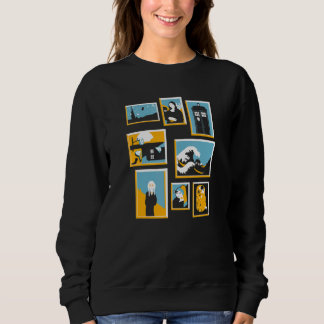 Zeitlose Maler Männer Frauen Sweatshirt