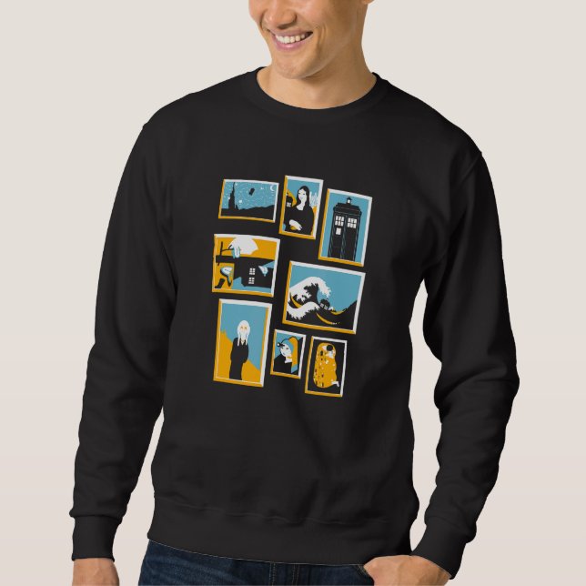 Zeitlose Maler Männer Frauen Sweatshirt (Vorderseite)