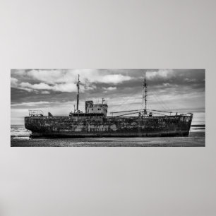 Zeitlose maritime Echos Poster