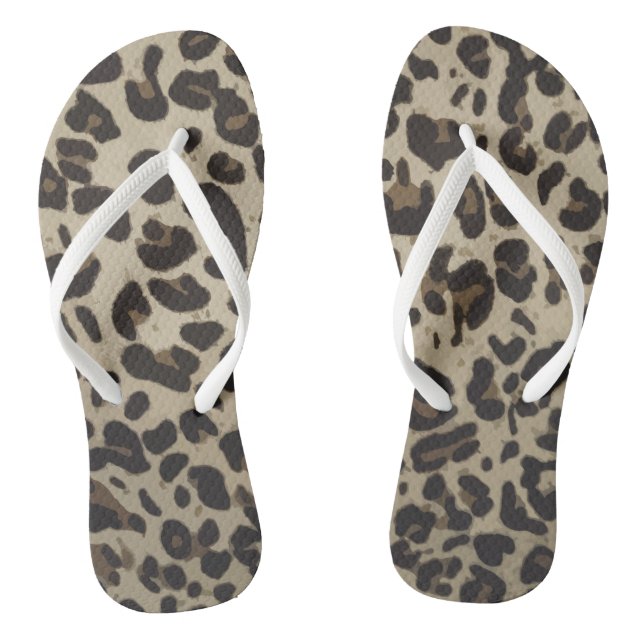 Zeitlose Mode aesteetische Leoparden Flags Flops Flip Flops (Fußbett)