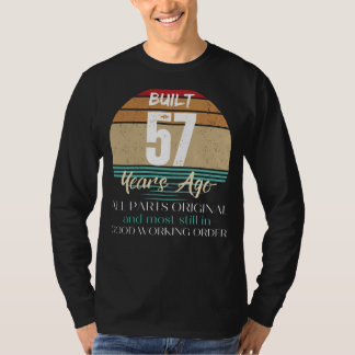 Zeitlose Originale: 57. Geburtstag T-Shirt, gebaut T-Shirt