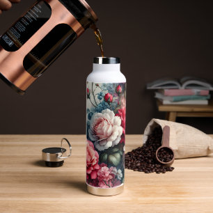 Zeitlose Rose Floraler Charme Trinkflasche