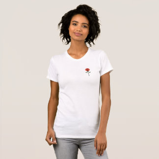 Zeitlose Rote Rose T-Shirt