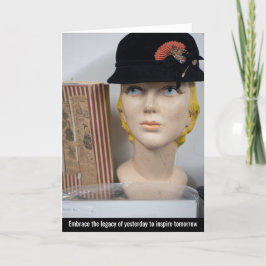 Zeitlose Sammlung von Schätzen Dankeskarte