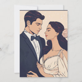 Zeitlose Schätze: Unterschrift Hochzeitseinladung Einladung