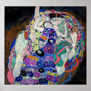 Zeitlose Schönheit: Gustav Klimts Jungfrau Poster