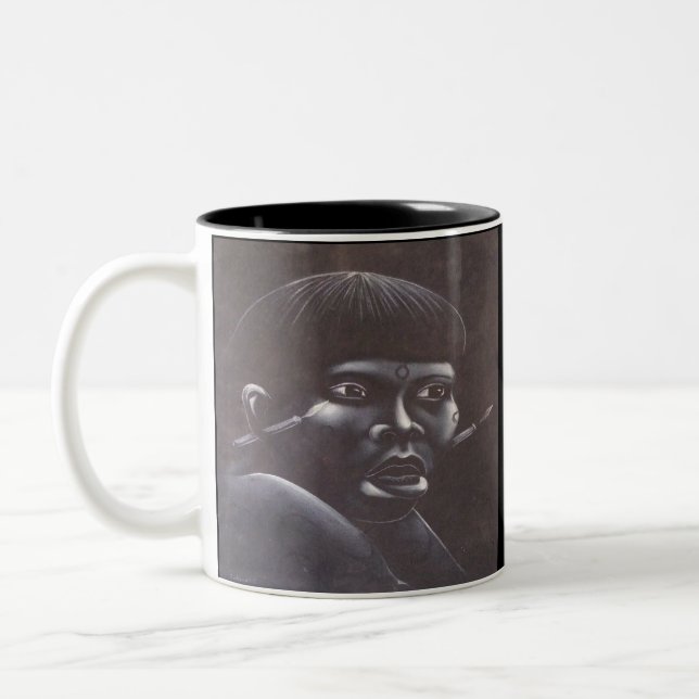Zeitlose Schönheit Zweifarbige Tasse (Links)