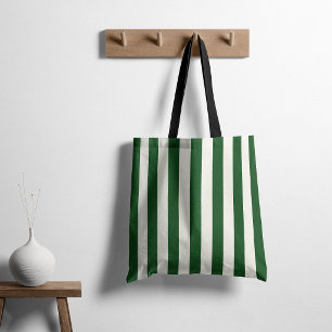 Zeitlose Streifen Grün Tasche