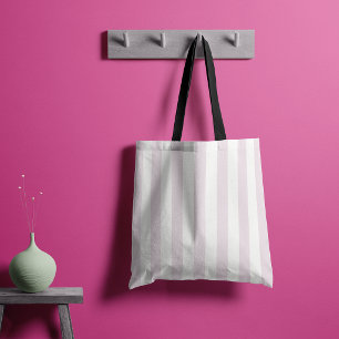 Zeitlose Streifen Pastellrosa Tasche