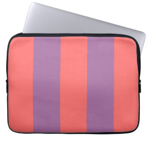 Zeitlose Streifen Retro-Sonnenuntergang Laptopschutzhülle