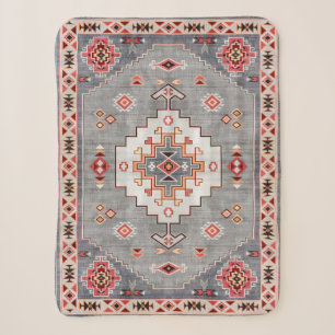 Zeitlose Themen: Heritage Boho Marokkanische Geome Sherpadecke