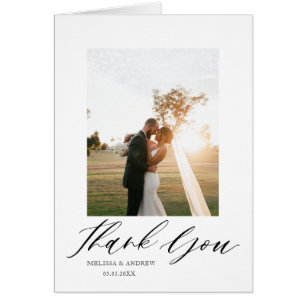 Zeitlose und elegante Hochzeit danke