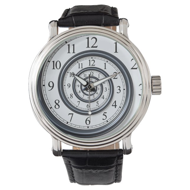 Zeitlose Vintage Männerbeobachtung Armbanduhr (Vorderseite)