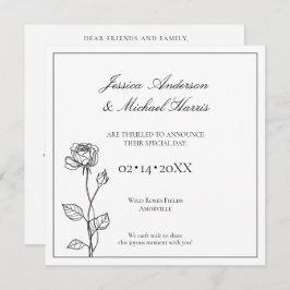 Zeitloser Blendenzustand mit Textkarte Save the Da Save The Date