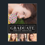 Zeitloser Grid EDITABLE FARBE Abschluss Postkarte<br><div class="desc">Moderne und stilvolle Abschluss-Ankündigung/Einladung von Berry Berry Sweet Designs. Besuchen Sie unseren Design-Showroom unter www.berryberrysweet.com für stilvolle Schreibwaren-Designs und personalisierte Geschenke!</div>