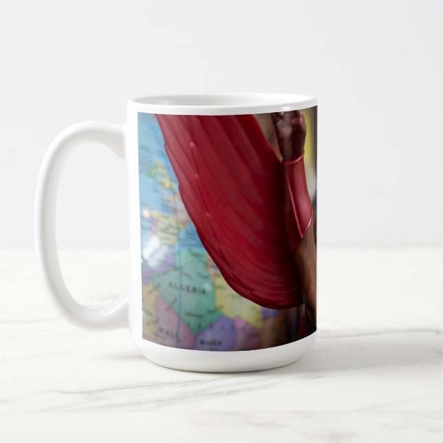 Zeitloser Hero Vintag Superhero Kaffeetasse (Links)