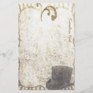 Zeitloser Hut - Steampunk Briefpapier