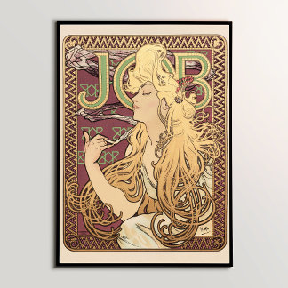 Zeitloser Power von "Job" (1896) von Alphonse Much Poster