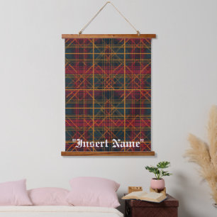 Zeitloser Tweed Wandteppich Mit Holzrahmen