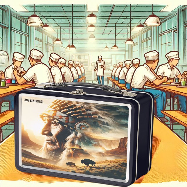 Zeitloser Warrior Sunset Metall Brotdose (Von Creator hochgeladen)