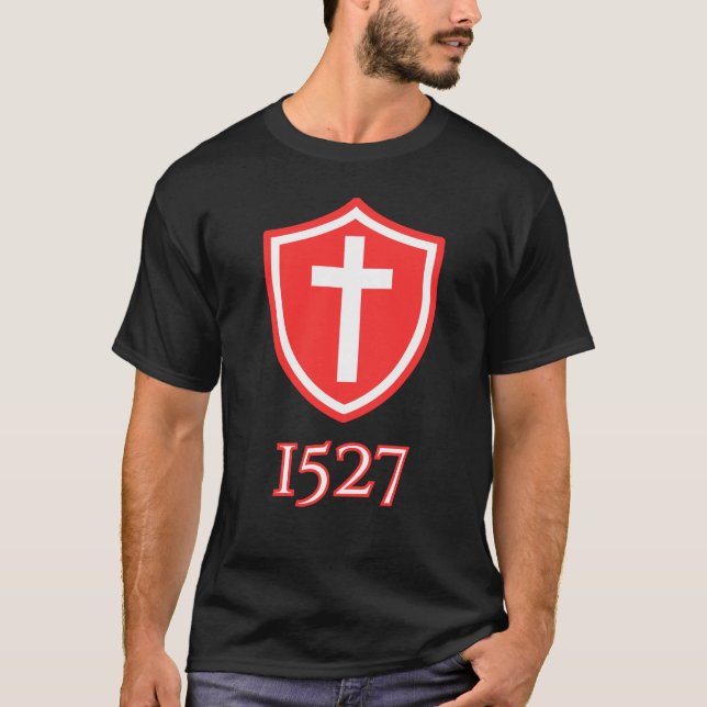 Zeitloser Wert: 1527 Schild-T - Shirt (Vorderseite)